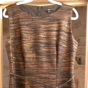 Designer :  BOSS Gold and Black Dress